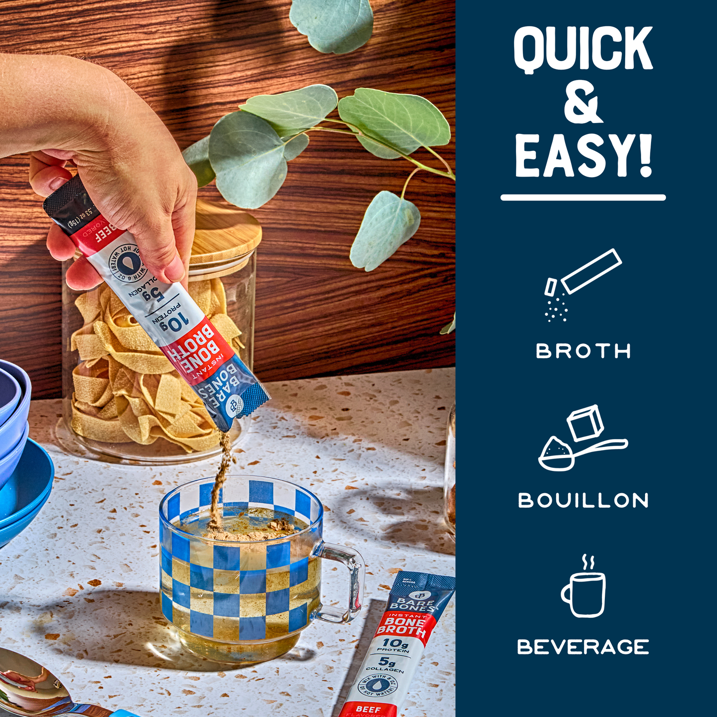 Instant Beef Bone Broth 16ct Beef